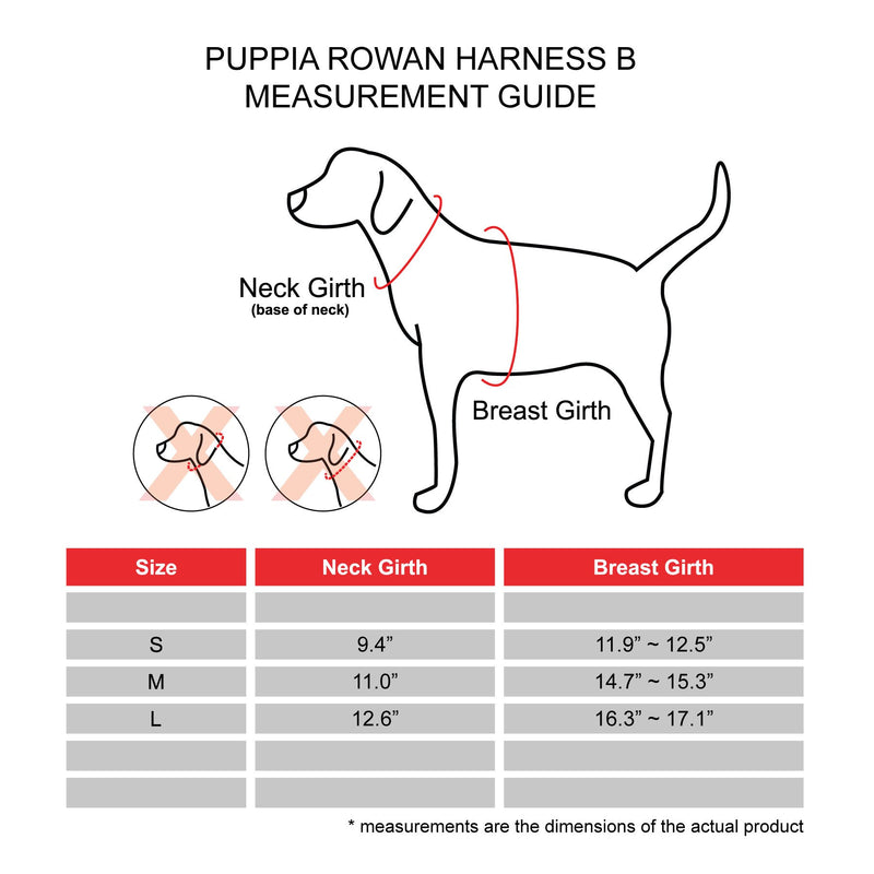 [Australia] - Puppia Rowan Vest Harness B Puppia Rowan Harness B Medium ORANGE 