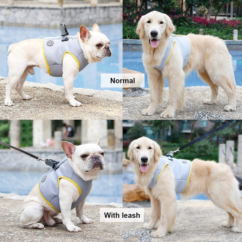 Cooling Vest for Dogs - Breathable Dog Cooling Vest with Adjustable Harness Straps and Leash Hole for Small Medium Large Dogs, Lightweight Dog Cooler Jacket for Walking Outdoor Hunting Training X-Small - PawsPlanet Australia