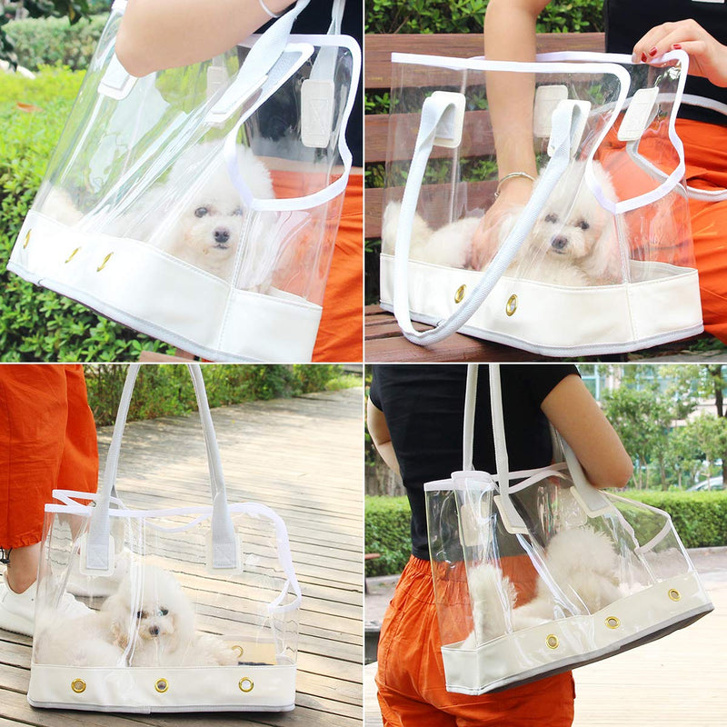[Australia] - Dog Carrier Purse Pet Travel Bag Cat Portable Handbag, Pet Travel Carrying Handbag, Handbag Pet Tote Bag for Small Dog and Cat，Perfect for Subway, Car, and Bus Travel, Outdoor Travel Walking Hiking Pink 