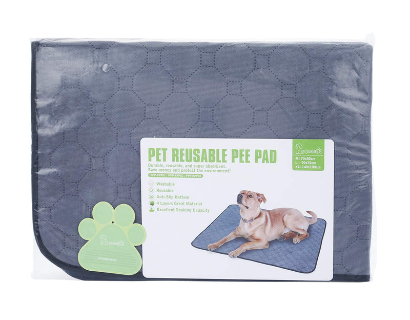 pecute Dog Pee Pads Puppy Training Mats Washable Reusable, Pet Pee Pad with 4 Layer Structure Strong Water Absorption Leak-proof Non-slip for Cat Dog Rabbit (XL,140 * 100cm, 2 PCS) XL: 140 x 100 cm - PawsPlanet Australia