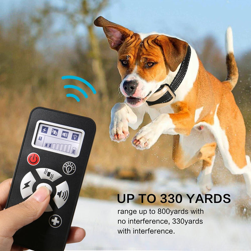 [Australia] - lovely home 【2020 New Versions】 Dog Training Collar with Remote Control Rechargeable and Waterproof Dog Shock Collar with Beep, Vibration and Shock Dog Collar for Small, Medium and Large Dogs 