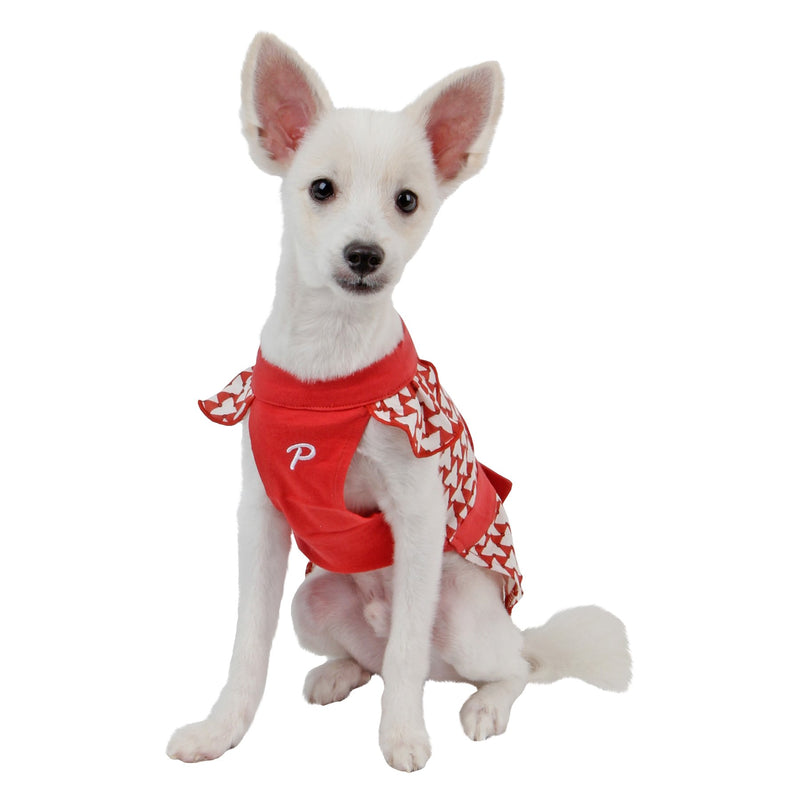 Puppia Martina Red L Dog Clothes - PawsPlanet Australia