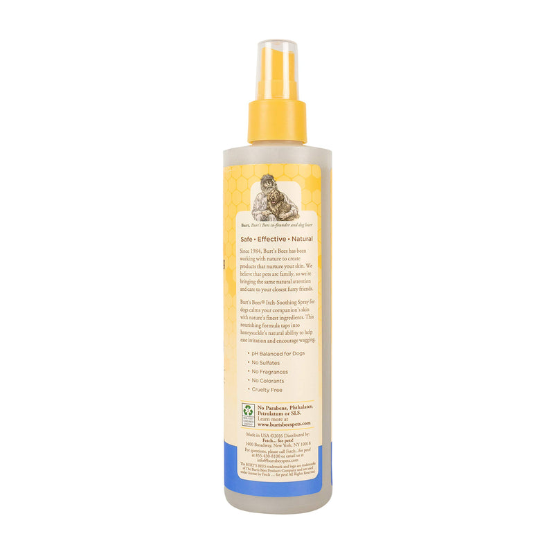 Burt's Bees for Dogs Itch Soothing Shampoo and Spray, Honeysuckle - Dog Grooming Supplies, Dog Wash, Dog Shampoo, Pet Shampoo, Dog Itch Shampoo, Puppy Itch Spray, Anti Itch 10 oz - 2 Pack - PawsPlanet Australia