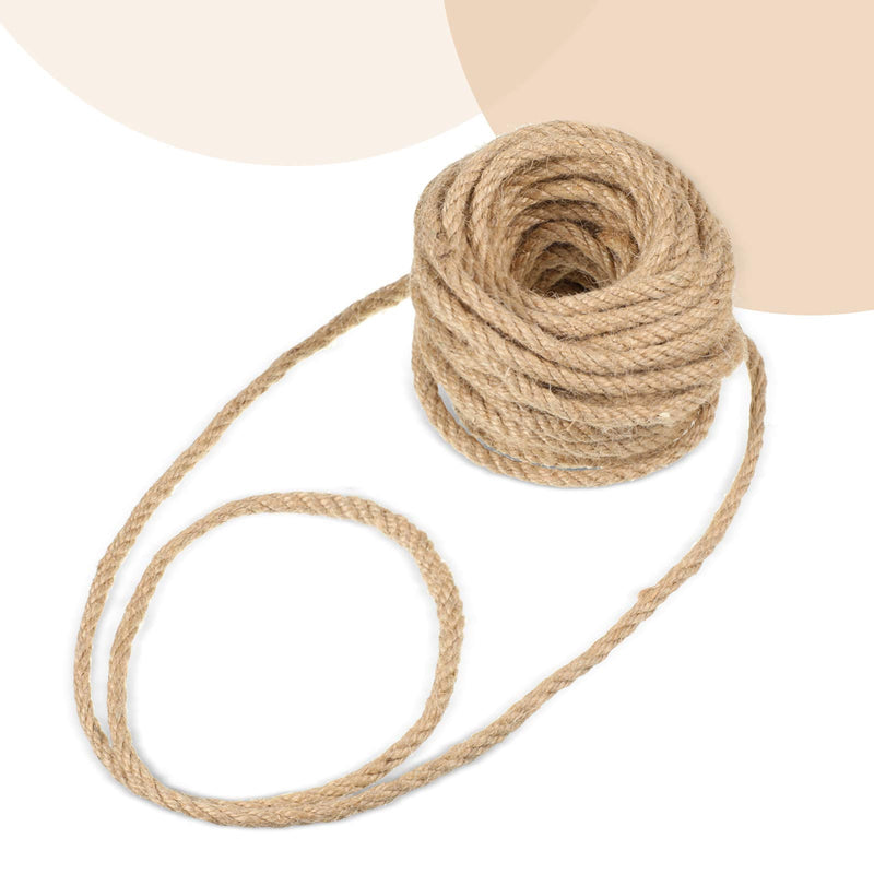 2 Pieces 1/4 Inch Cat Scratching Post Replacement Sisal Rope Cat Scratching Rope for Repairing, Recovering or DIY Scratcher, Playing Flexible Scratching Pad - PawsPlanet Australia