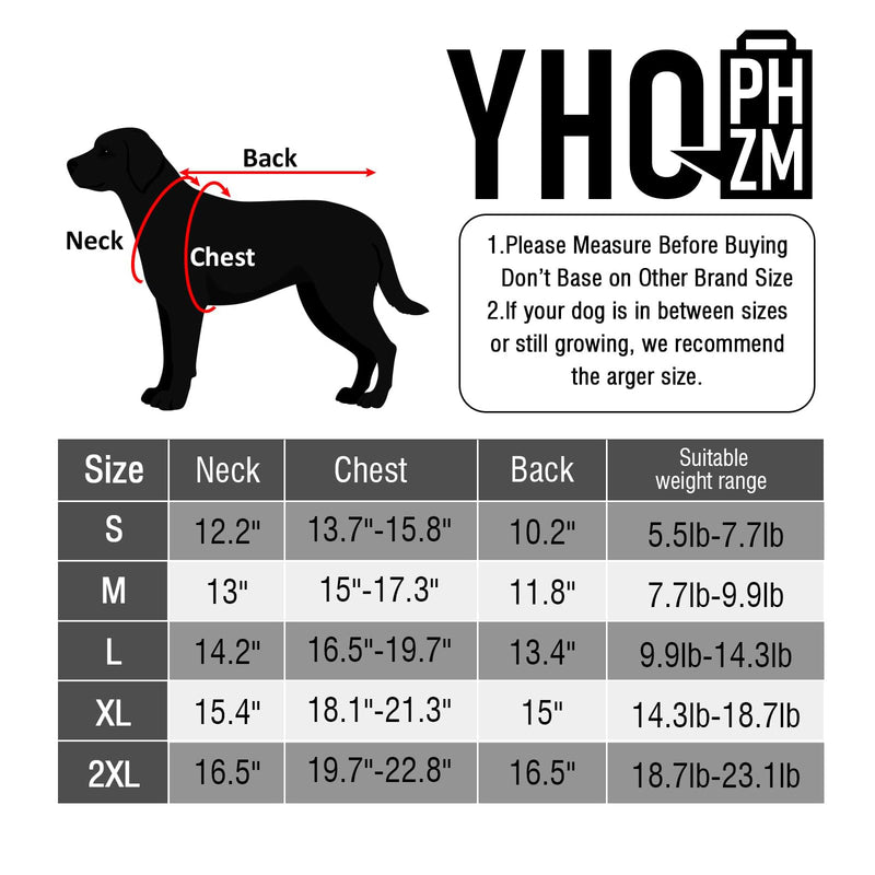 YHQPHZM Dog Coat,Warm Dog Winter Jacket Pet Jacket,Black Waterproof Windproof Pet Coat Jacket with Built in Harness,Dog Fleece Vest with Zipper Cold Weather Coat for Small Medium Dogs(XL,Black) XL Black - PawsPlanet Australia