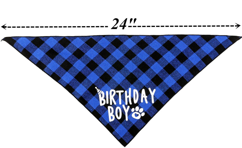 JPB Dog Birthday Party Supplies,Pet Birthday Hat and Boy Doggy Birthday Bandana Set - PawsPlanet Australia