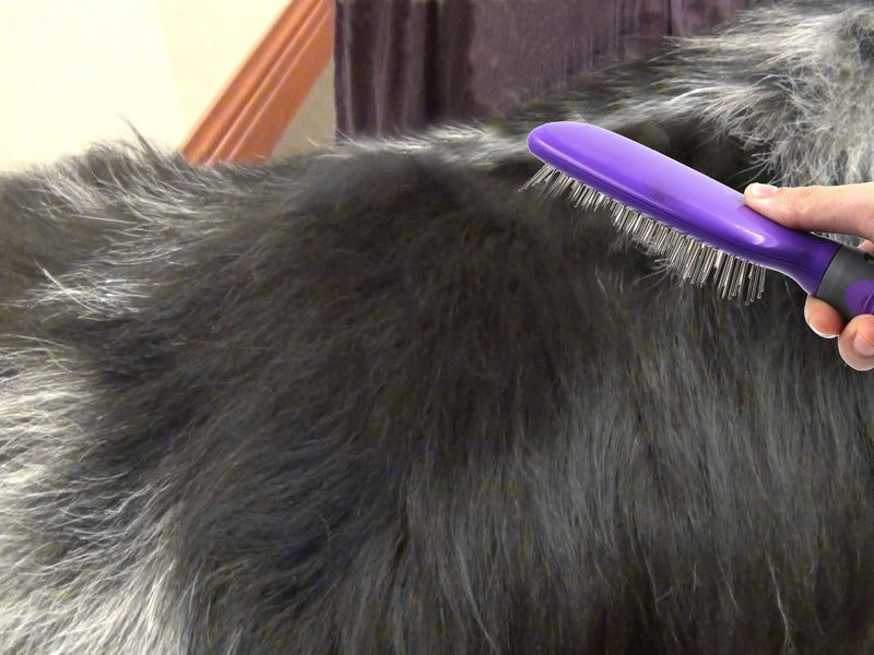 Hertzko Pet Brush Great for Detangling and Removing Loose Undercoat or Shed Fur - Suitable for Dogs and Cats with Long or Short Hair - Ideal for Everyday Brushing - PawsPlanet Australia