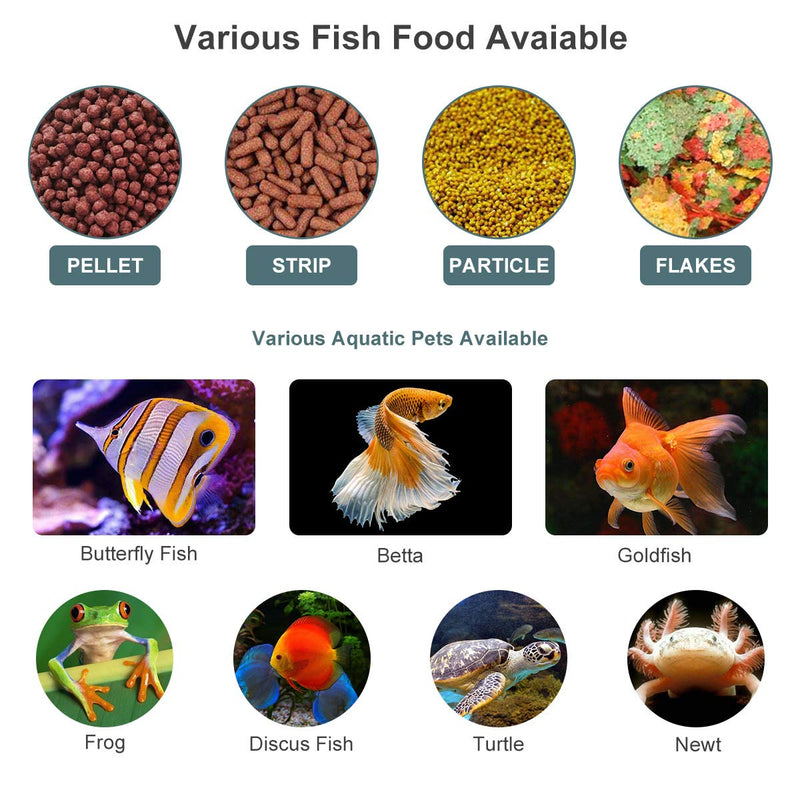 Podazz Aquarium Fish Feeder Vacation Aquarium Automatic Fish Food Dispenser Tank Feeder Timer Auto Feeders for Holiday Vacation Fish Dispenser (AF-2009D) - PawsPlanet Australia