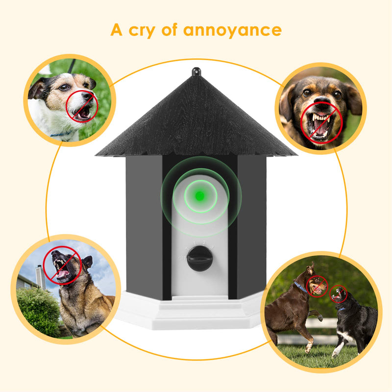 [Australia] - Golahead Anti Barking Device, Ultrasonic Anti Barking, Sonic Bark Deterrents, Bark Control Device, Dog Bark Contrl Outdoor Birdhouse 