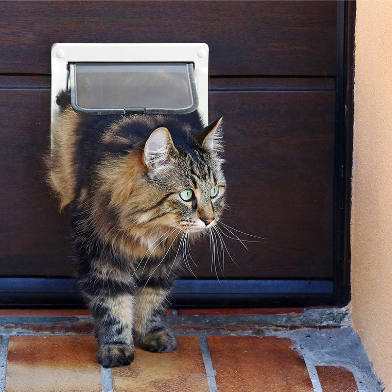[Australia] - PetsN'all 4-Way Locking Pet Door Cats and Small Dogs Indoor/Outdoor with Telescopic Frame without doorbell 