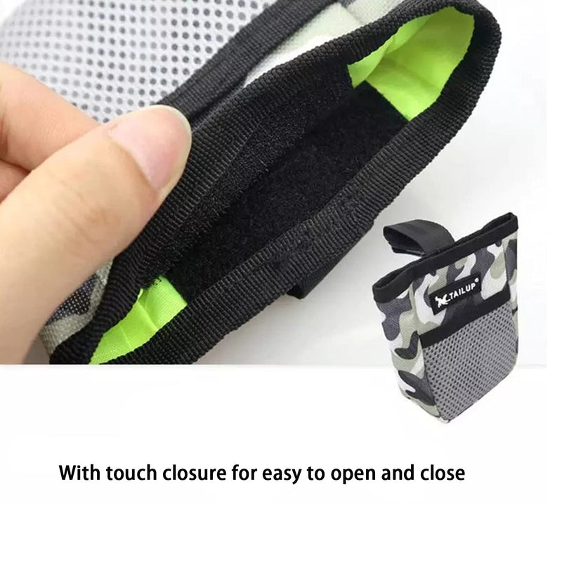 LONTG Dog Treat Pouch Bag Hands Free Pet Training Bag Waist Hanging Dog Walking Bag Puppy Treat Snack Bag Dog Treat Carrier Dog Food Storage Bag for Dog Cat Walking Training Feeding Travelling Hiking Black - PawsPlanet Australia