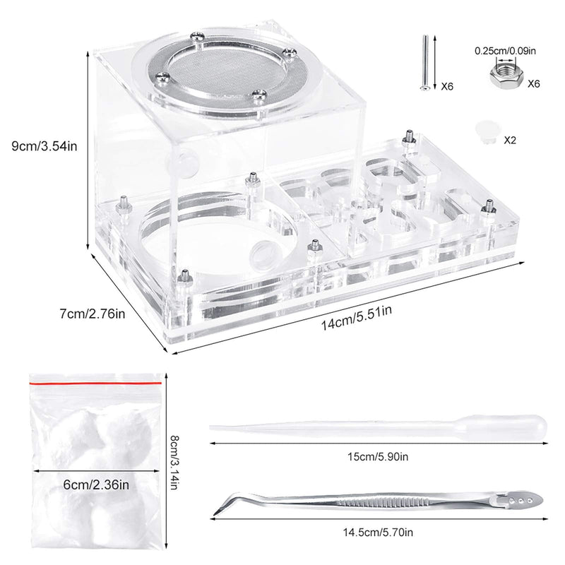 Furpaw Ant Farm, Ant Nest Formicarium to Observe Live Ant Habitat Transparent Acrylic Ant Housing Nest Box, Ants House for Feeding Ants - PawsPlanet Australia