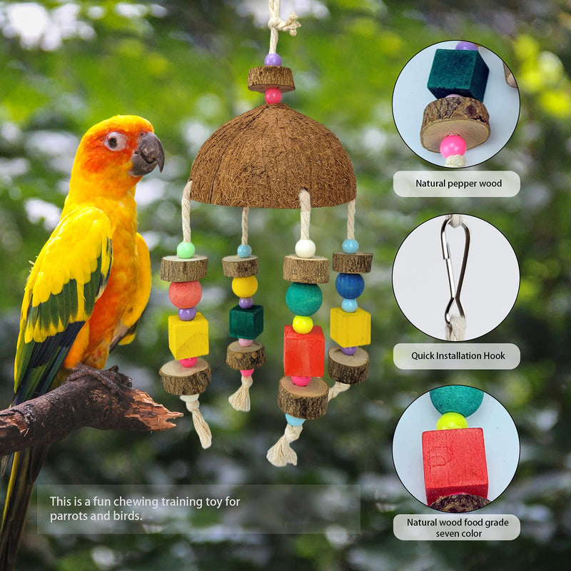 RF-X Bird Toys for Parrots, Parrot Toys for Large Birds, Macaw jaulas para pajaros, Macaw cage, African Gray Cockatiel Toys, Amazon Parrot Bird cage Accessories Decoration, small - PawsPlanet Australia