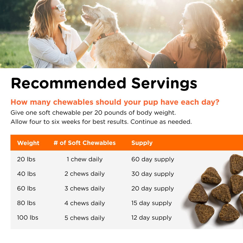 Nutri-Vet Shed Defense Soft Chews for Dogs | Supports Normal Shedding and Healthy Coat | 60 Soft Chews - PawsPlanet Australia