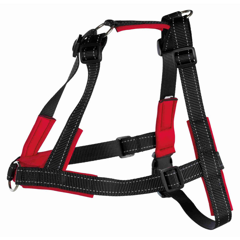 Trixie 20411 Premium Harness L 60-90 cm/ 25 mm Black Large 60-90 cm/25 mm - PawsPlanet Australia