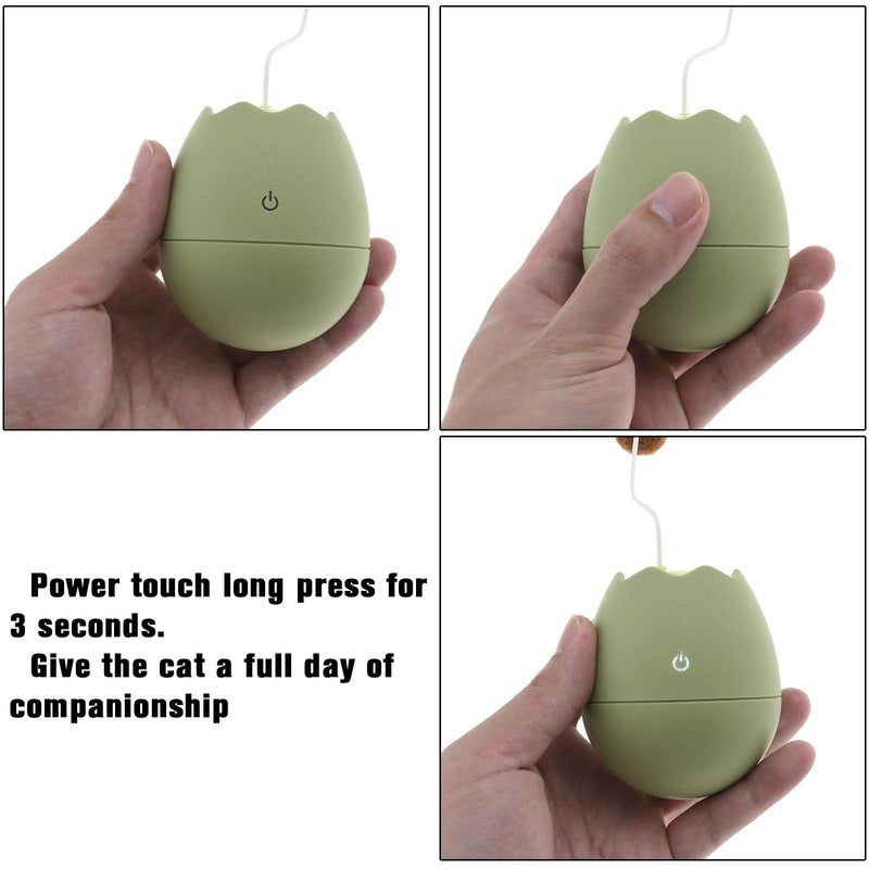 OTOTEC Cat Kitten Supplies Ball Toys for Puppy Cat Interactive Playing for Pet Cat Training ABS 9x7x7cm - PawsPlanet Australia