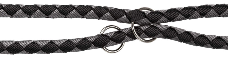 Trixie 14361 Cavo V-Leads, L-XL: 2 m/ 18 mm, Black/Silver Large-XL - PawsPlanet Australia