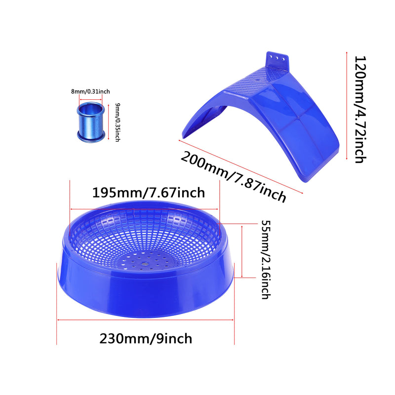 FULAIERGD Pigeon Supplies Set,3Pcs Bird Breeding Nest Bird Eggs Mat,4 Pcs Pigeon Stand Dove Rest Stand,9 Pcs White Solid Plastic Eggs,20Pcs 8mm Bird Leg Rings - PawsPlanet Australia