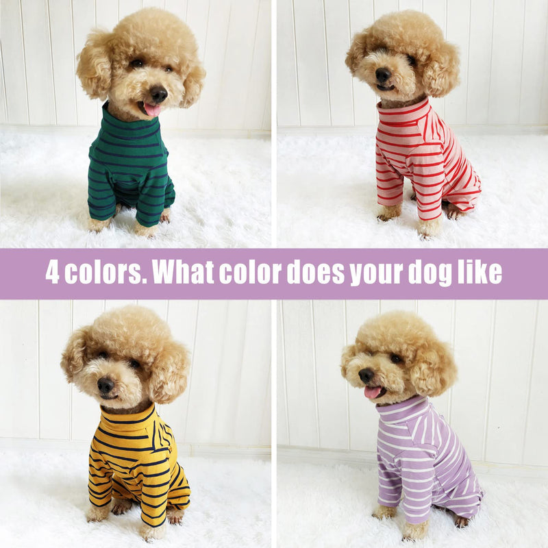 Dolahovy Dog Recovery Suit, Pet Surgery Suit Puppy Recovery Suit Wound Protection Suits Dogs Surgical Onesie for Female Male Small Medium Dogs Cats (L, Purple) L - PawsPlanet Australia