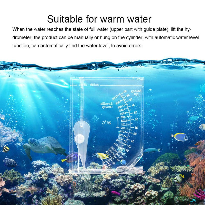 Aquarium Salinity Tester Seawater Salt Meter Fish Tank Salinity Measuring Device for Fish Tank Pond Saltwater water - PawsPlanet Australia