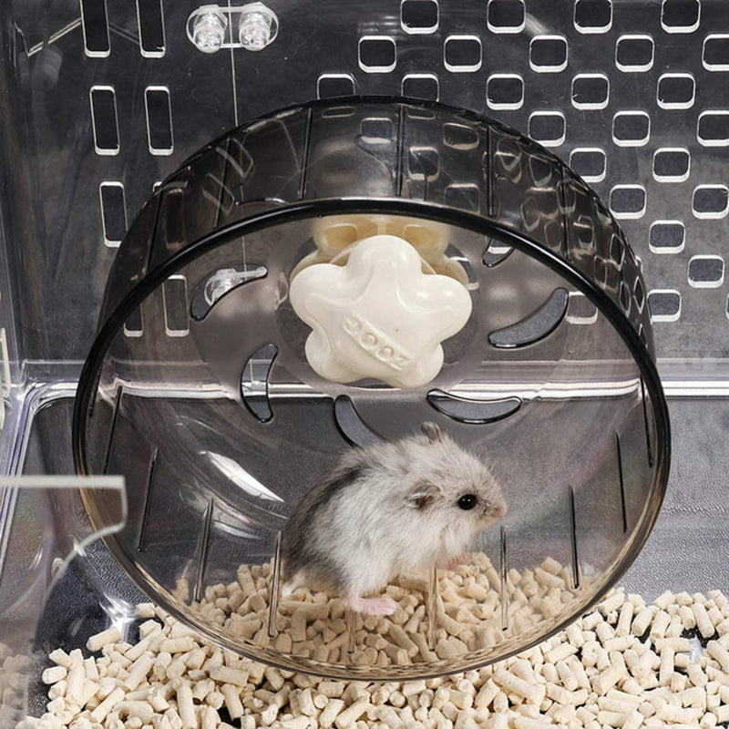 ISMARTEN Pet Hamster Running Wheel Toy Roller Round Silent Cage Exercise Wheel Silent Spinner for Small Pet Hamsters Mice Rat Gerbils - PawsPlanet Australia