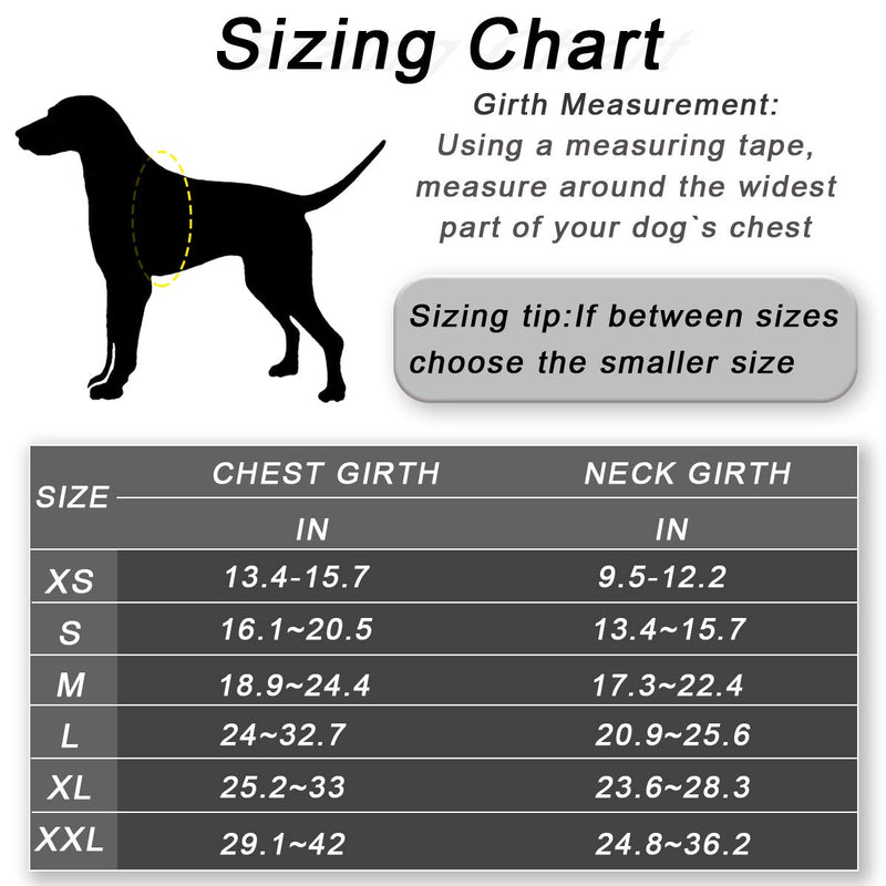 [Australia] - Bolux Service Dog Harness, Easy On and Off Pet Vest Harness, 3M Reflective Breathable and Easy Adjust Pet Halters with Nylon Handle for Small Medium Large Dogs - No More Pulling, Tugging or Choking XL:(chest 25.2-33''/neck 23.6-28.3'') Rose 