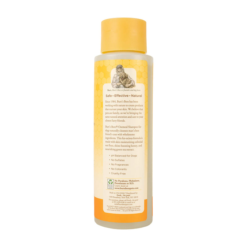 Burt's Bees for Dogs Natural Oatmeal Shampoo for Dogs, Colloidal Oat Flour & Honey - Oatmeal Dog Shampoo - Dog Grooming Supplies, Dog Bathing Supplies, Burts Bees Dog Shampoo, Dog Wash, Pet Shampoo 2 Pack Shampoo (16oz) - PawsPlanet Australia