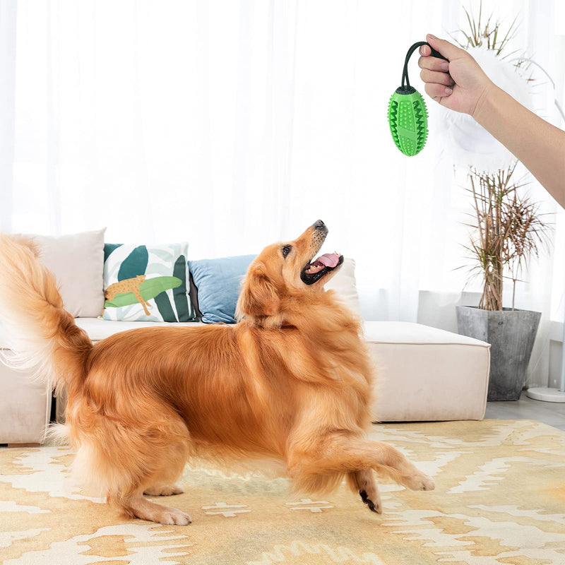 Chew Toy, Dog Chew Toy for Average Chewers, Tough Dog Dental Chew Toy, Indestructible Dog Toy for Small Dogs, Food Grade Puppy Pet Toy (Green) Green - PawsPlanet Australia