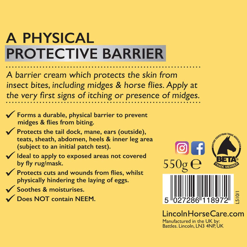 Lincoln Itchy Switchy SOS Skin Shield 550g for Horses & Ponies - PawsPlanet Australia