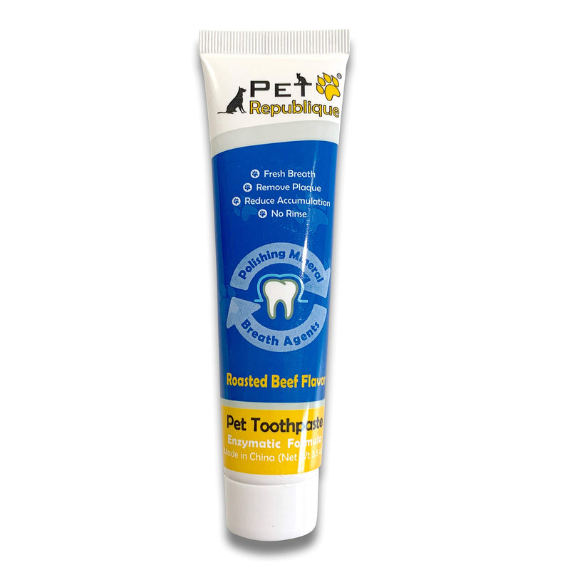 Pet Republique Dog Toothbrush Series Cat and Dog Finger Toothbrush, Handle Toothbrushes, Toothpaste for Dogs, Cats, and Most Pets Toothpaste Kit - PawsPlanet Australia