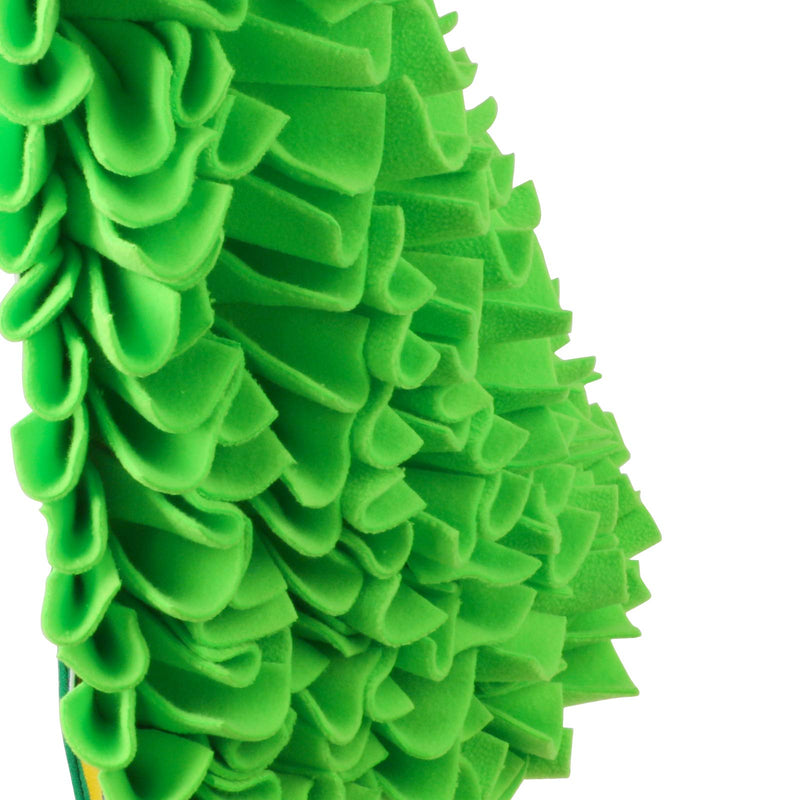 FOUNDOVE Snuffle Feeding Mat for Dog Pet Puzzle Toys Encourages Natural Foraging Skills Fun to Use Design Durable and Machine Washable Perfect for Any Breed (Green) Green - PawsPlanet Australia