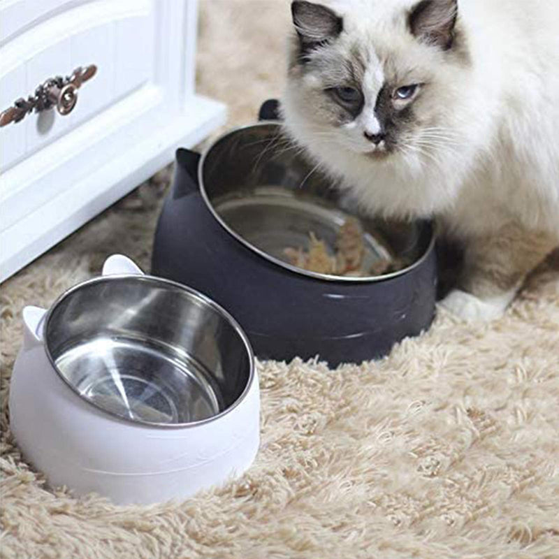 geneic Stainless Steel Pet Cat Bowl, Cat Food Bowl, Cat Feeding Bowl, Cat Water Bowl, Multi-purpose Pet Feeding Bowl,for Pet Food and Water Feeder (Blue) Blue - PawsPlanet Australia