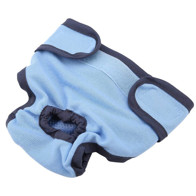 Oumefar Reusable Dog Physiological Pant Female Dog Underwear Pet Sanitary Diaper Sanitary Shorts Panties for Female and Male Dog(XL-Blue) XL Blue - PawsPlanet Australia