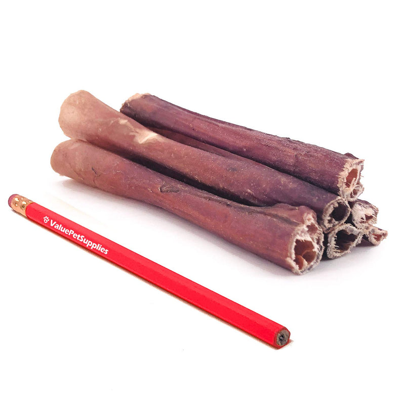 [Australia] - ValueBull Bully Stick Tubes/Beef Pizzle Skins, 25 Count - All Natural Dog Treats, 100% Beef Pizzle, Single Ingredient Rawhide Alternative, Free Range, Grass Fed, Fully Digestible 