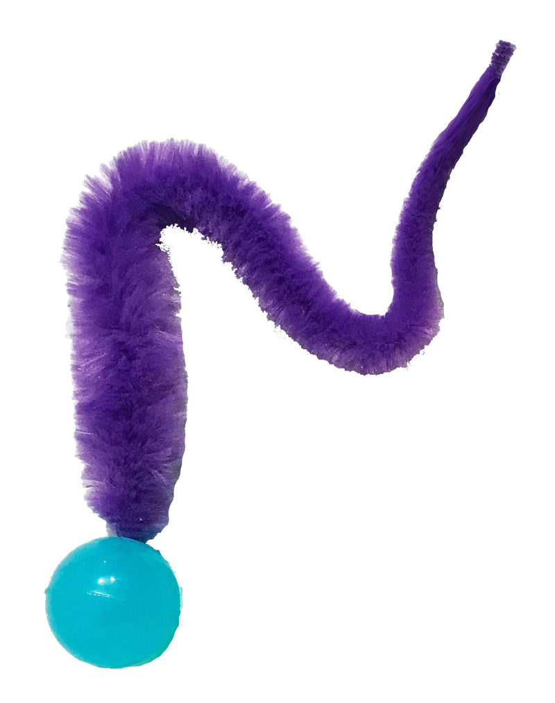 [Australia] - Dezi & Roo Glow-in-The-Dark Wiggly Ball - 3pk - Fun Cat Toys - Toy Balls for Indoor Cats - Designed by a Feline Vet - Made in USA 