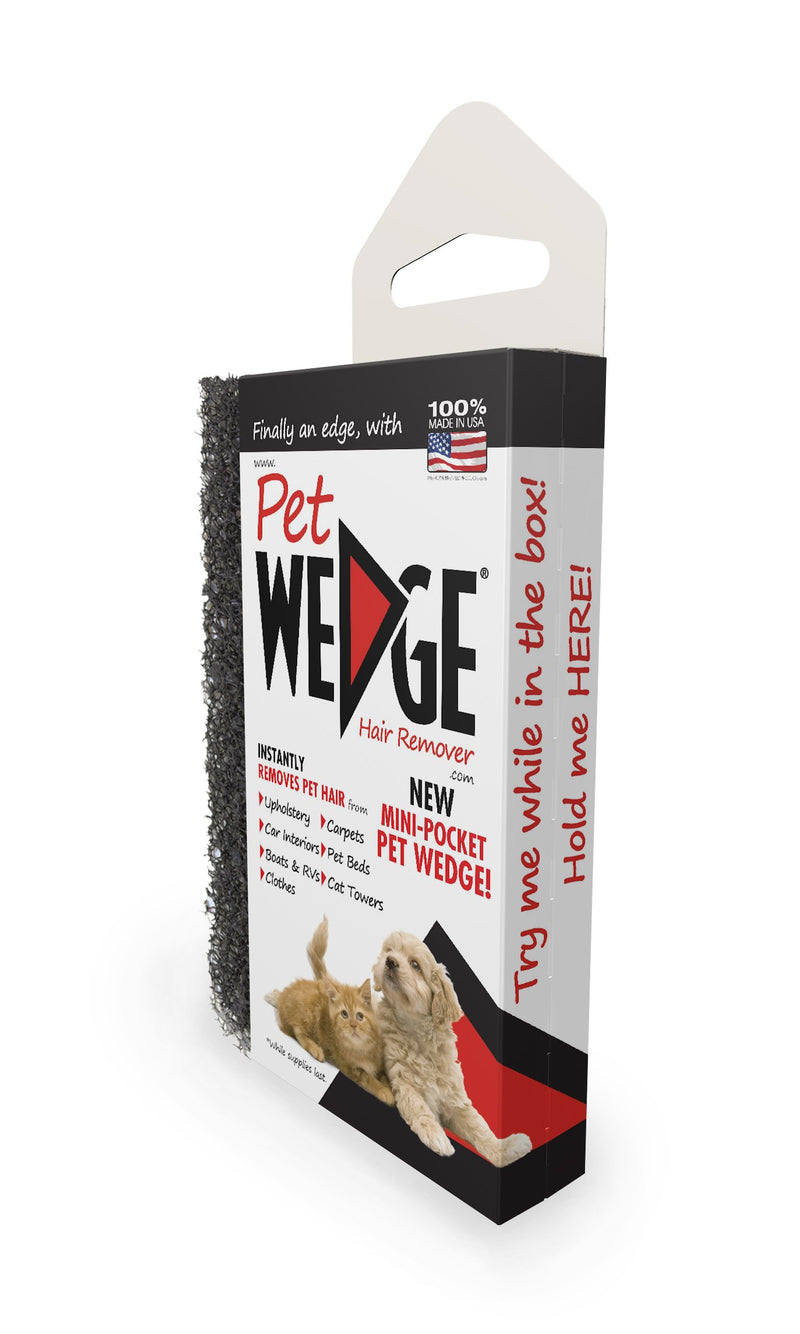 [Australia] - Pet Wedge Hair Remover- 2 Pack Pet Wedge & 2 Free Mini-Pocket Pet Wedge. Bonus Pack 