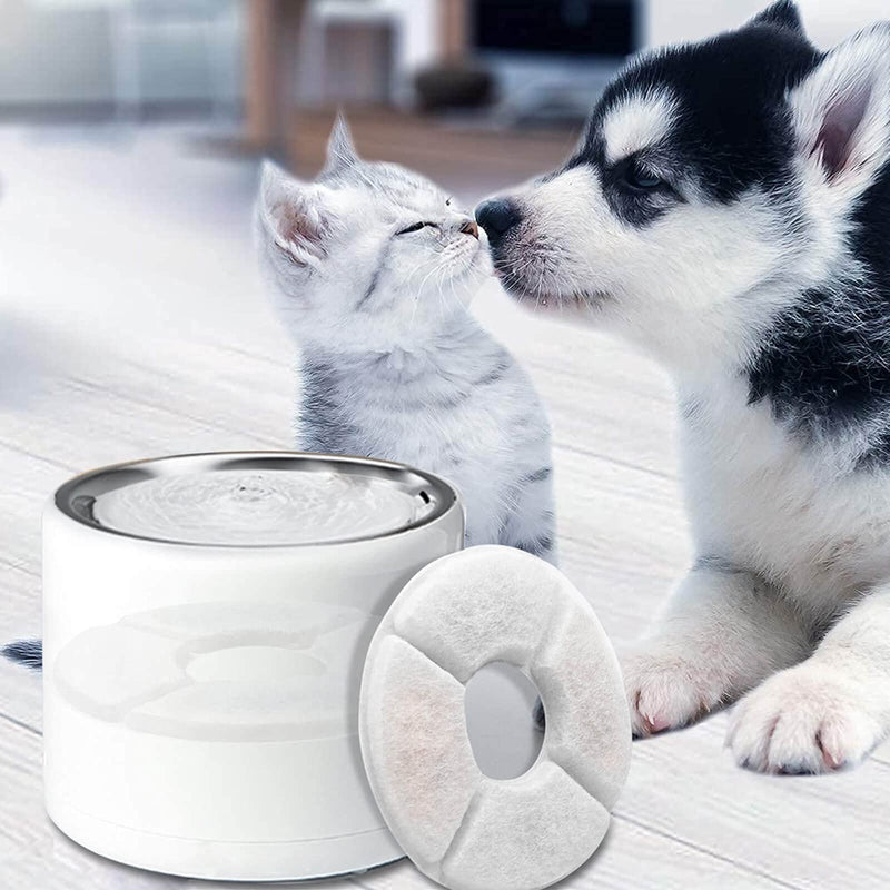 Cat Water Fountain Filters, Cat Fountain Filter, Replacement Dog Water Fountain Filter, Pet Filters Fountain Filters Carbon Filters for Flower Water Dispenser Drinking Fountain 8Pack - PawsPlanet Australia