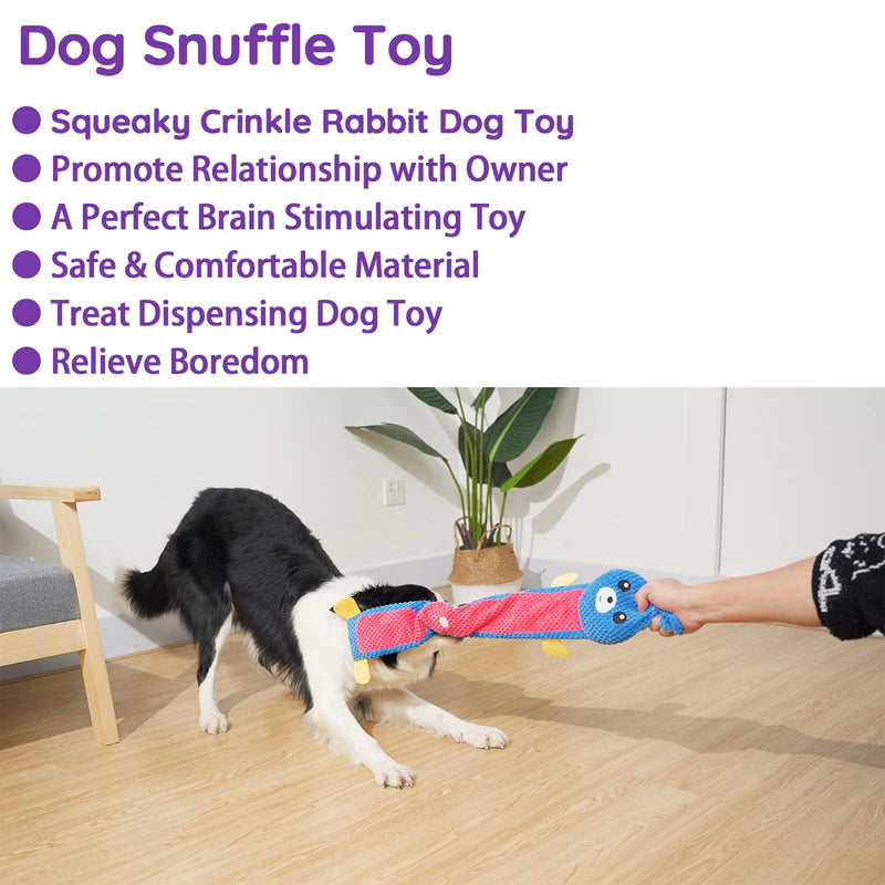 Cdipesp Hide and Seek Dog Snuffle Mat Toys Squeaky Dog Teething Chew Toys Dog Enrichment Treat Puzzle Toys for Small Medium Dogs Interactive Dog Toys for Boredom Mental Stimulation - PawsPlanet Australia