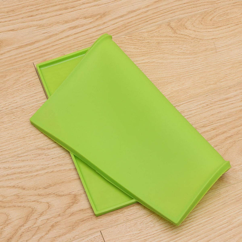 [Australia] - Balacoo Silicone Pet Mat Waterproof Food Mat Table Placemat for Kids Children Dog Cat Green 