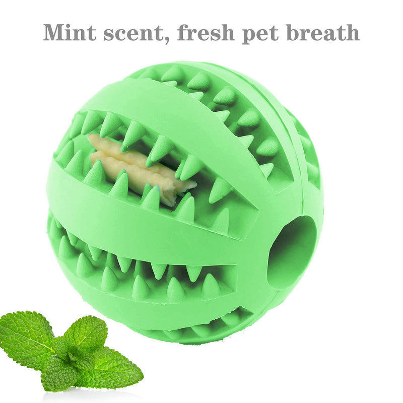 Vinga Dog Toy Ball for Small Dogs&Cats, 2PCS ,Toy Ball , DogTooth Cleaning Ball,Dog Pet Chew Tooth Cleaning Ball Pet Exercise Game Ball (GREEN)(2pcs a pack) Green - PawsPlanet Australia