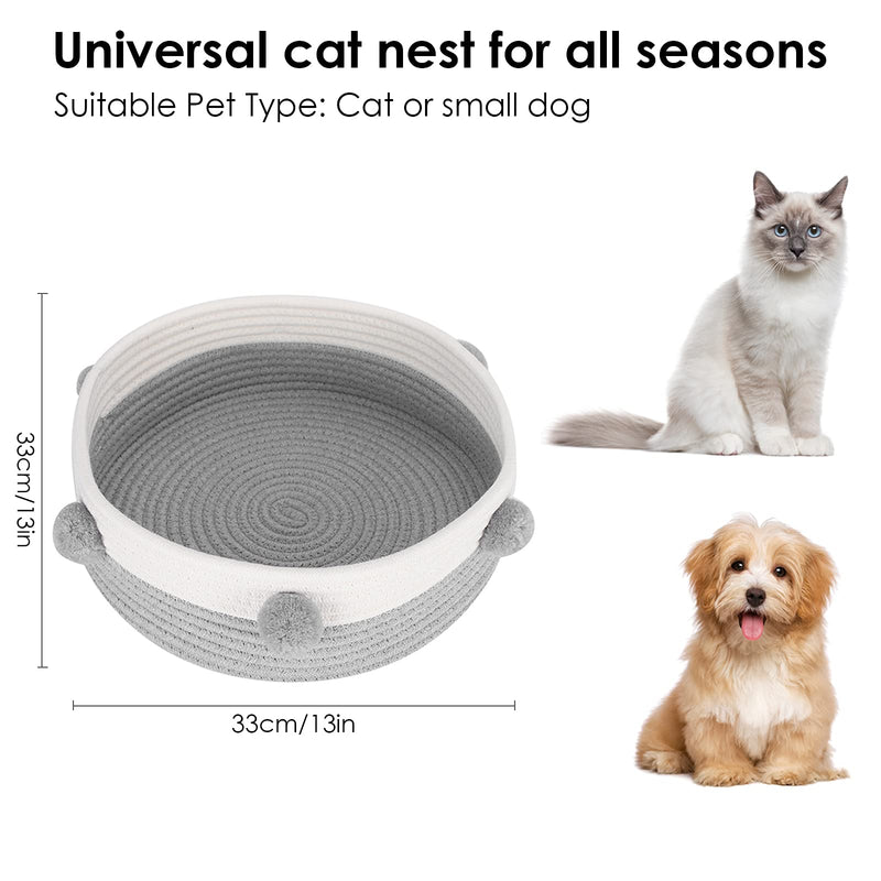 Rehomy Breathable Cat Litter Bed Small Dog House Bite Resistant Knitted Four Seasons Universal - PawsPlanet Australia
