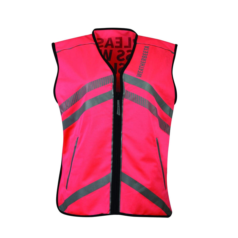 Weatherbeeta Reflective Hi-Vis Adults Waistcoat - Pink XS - PawsPlanet Australia