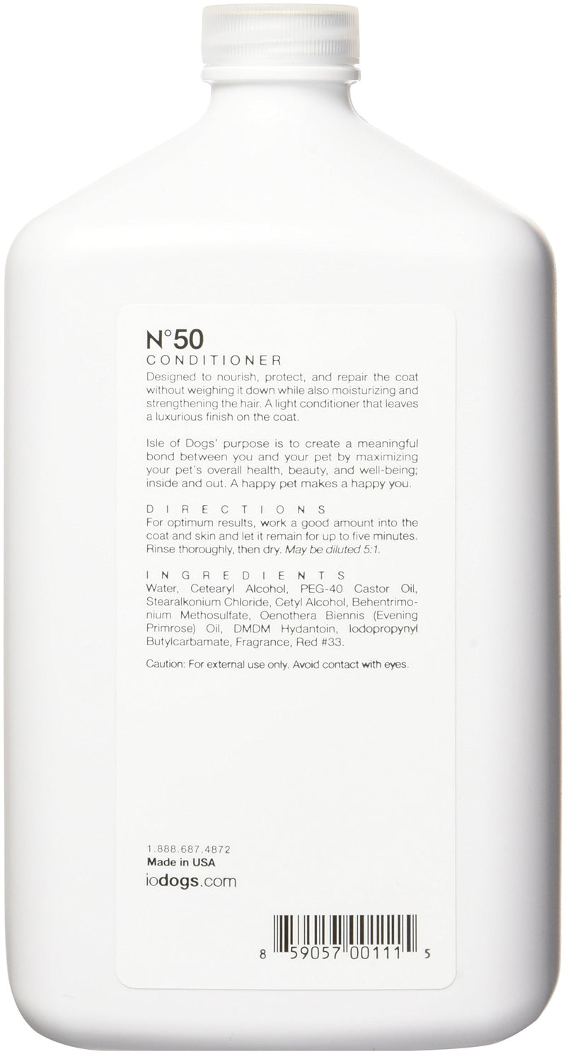 [Australia] - Isle of Dogs Coature No. 50 Light Management Dog Conditioner for Dry Hair, 1 liter 