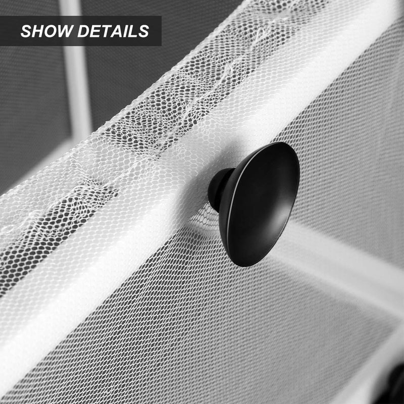 POPETPOP Fish Breeder Net Fry Hatchery Incubator with Suction Cup Aquarium Breeding Tank for Aquarium 26 x 15 x 15cm - PawsPlanet Australia