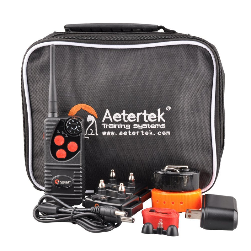 [Australia] - 600 Yard Remote Dog Training Shock Collar Waterproof and Rechargeable No Bark Trainer for Small,Medium and Large Dog AT-216 2-Dog Set 