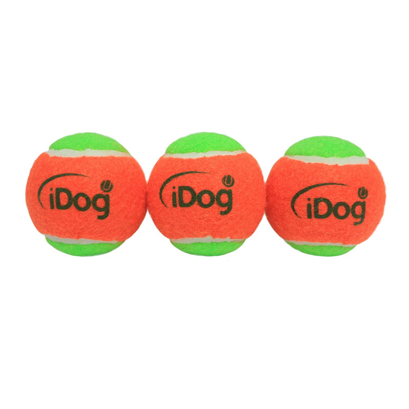 iDogmate Dog Ball, 2.5" Dog Ball for Midi Ball Launcher Large Size Safe Environment-Friendly Silicon Ball material with Wool Surface (3pcs/Pack) - PawsPlanet Australia