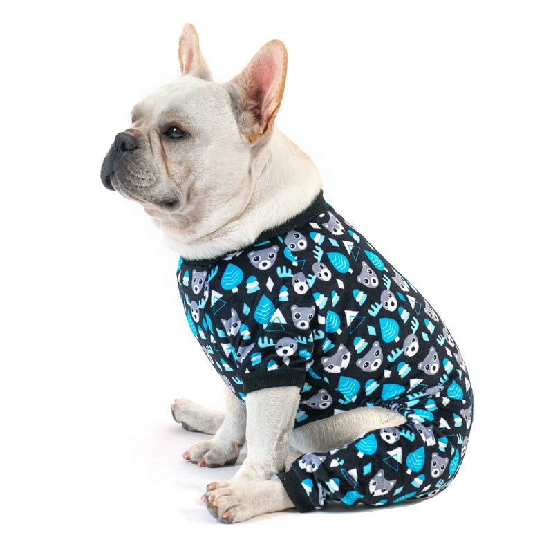 CuteBone Dog Pjs Onesies Pet Clothes Jumpsuit Apparel Soft Puppy Pajamas XS(Chest Girth12’’-12.5’’ Back Length7.5’’-8’’) Forest - PawsPlanet Australia