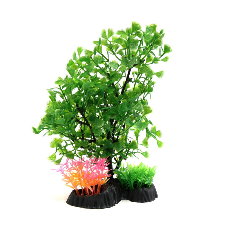 [Australia] - uxcell Green Plastic Tree Shape Plant Aquarium Landscape Decor Ornament for Aquatic Pets 