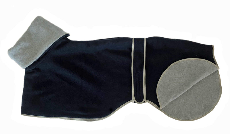 Cosipet Greyhound Polo Coat, 28"/71 cm, Blue - PawsPlanet Australia