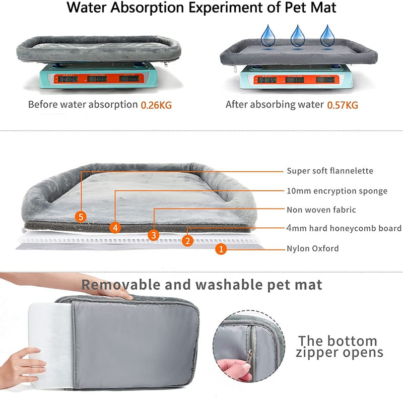 Wakytu TSA Approved Pet Carrier for Small Medium Cats and Dogs Dog Carrier Travel Bag with Adequate Ventilation5 Mesh Windows 3 Entrance Locking Safety Zippers Padded Shoulder and Carrying Strap S 1.0 grey - PawsPlanet Australia